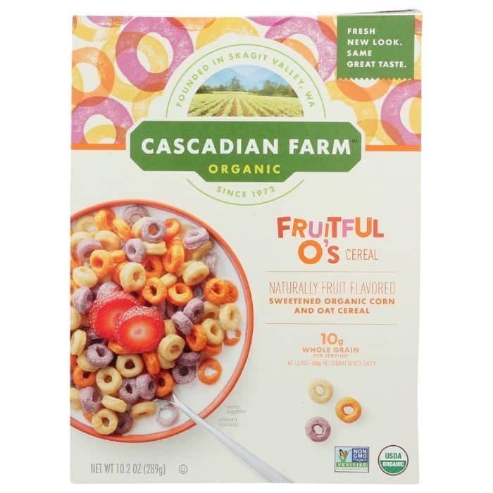Cascadian Farm - Fruitful O's Cereal - front