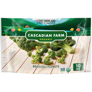 Cascadian Farm - Frozen Broccoli Florets, 10oz | Pack of 12