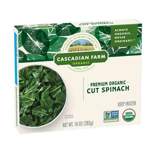 Cascadian Farm - Frozen Cut Spinach, 10oz | Pack of 12
