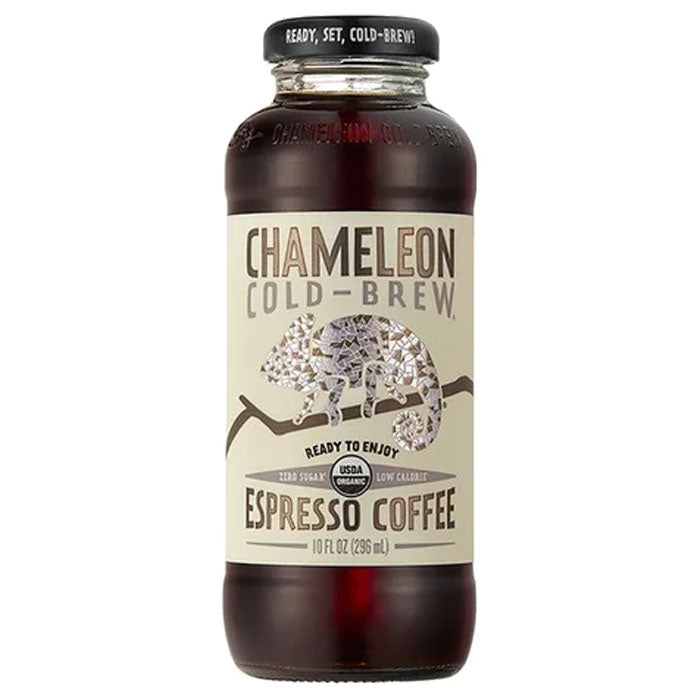 Chameleon Cold-Brew - Organic Cold Brew Coffee - Espresso, 10oz - front