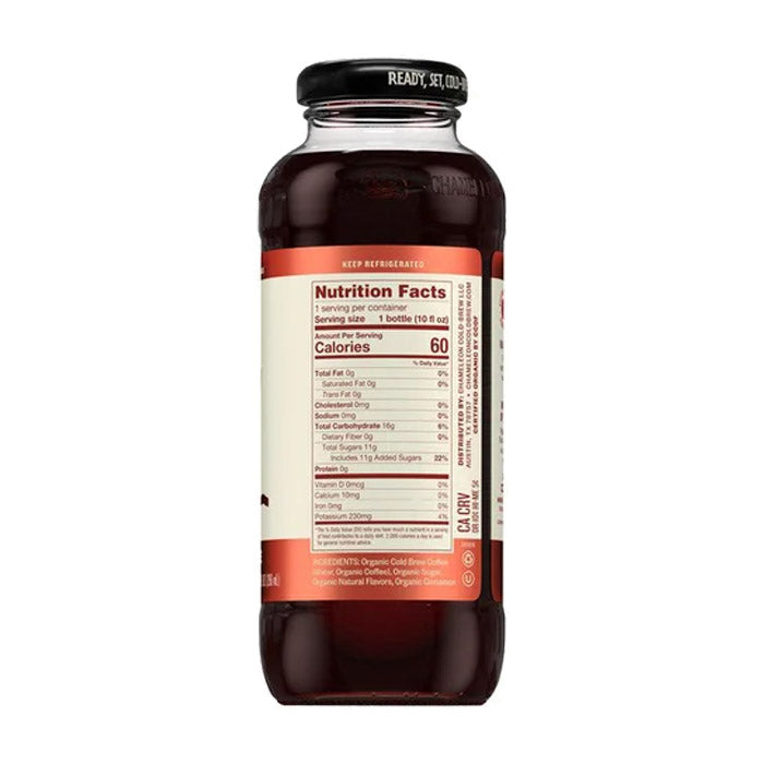 Chameleon Cold-Brew - Organic Cold Brew Coffee - Lightly Sweetened Mexican, 10oz - back