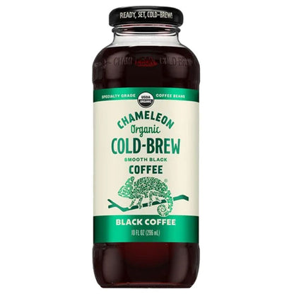 Chameleon Cold-Brew - Organic Cold Brew Coffee - Original Smooth Black, 10oz - front