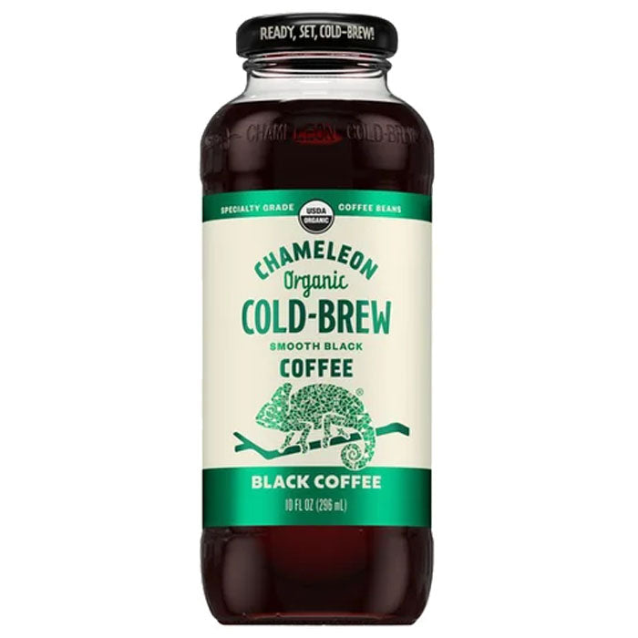 Chameleon Cold-Brew - Organic Cold Brew Coffee - Original Smooth Black, 10oz - front