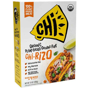 Chi - Organic Plant-Based Ground Pork, 10oz | Multiple Flavors