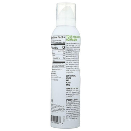 Chosen Foods - 100% Pure Avocado Oil Spray (back)