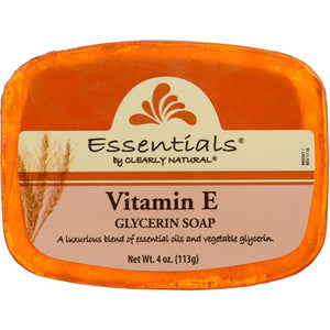 Clearly Natural - Vitamin E Glycerin Soap Bar, 4oz
