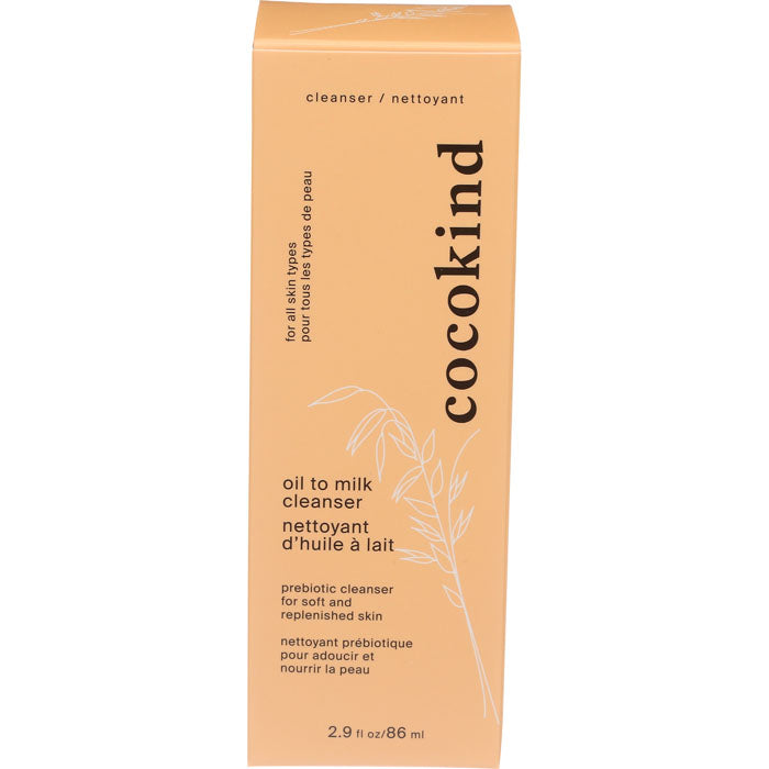 Cocokind - Oil To Milk Cleanser, 2.9oz 