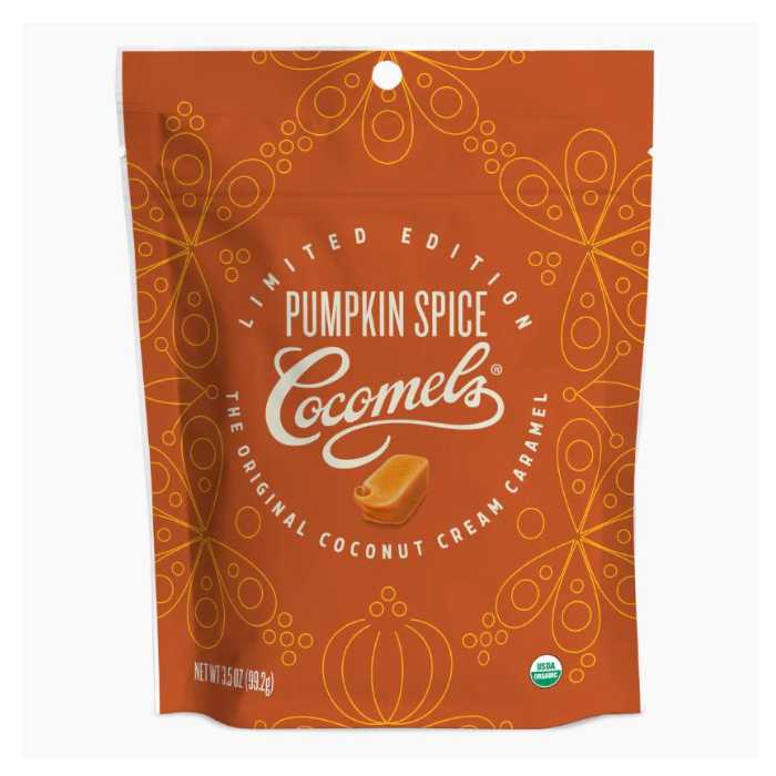 Cocomels - Pumpkin Spice Coconut Milk Caramels, 3.5oz - front