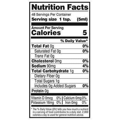 851492002689 - coconut secret coconut aminos nutrition