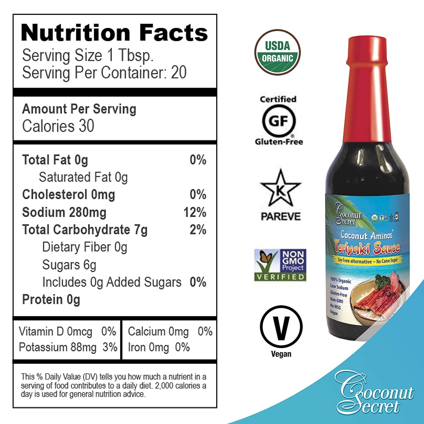 Coconut Secret-Teriyaki Sauce