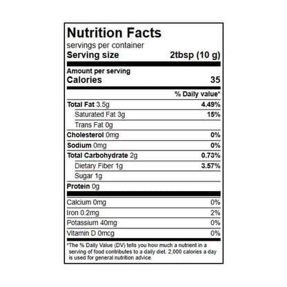 Coconut King - Coconut Shredded Frozen, 10oz - back