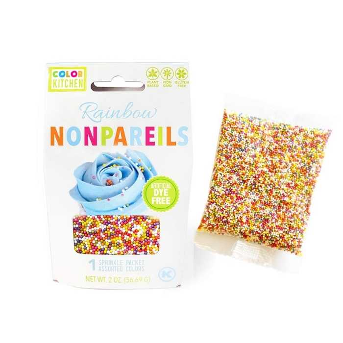 Color Kitchen - Nonpareil Sprinkles, 2oz - front
