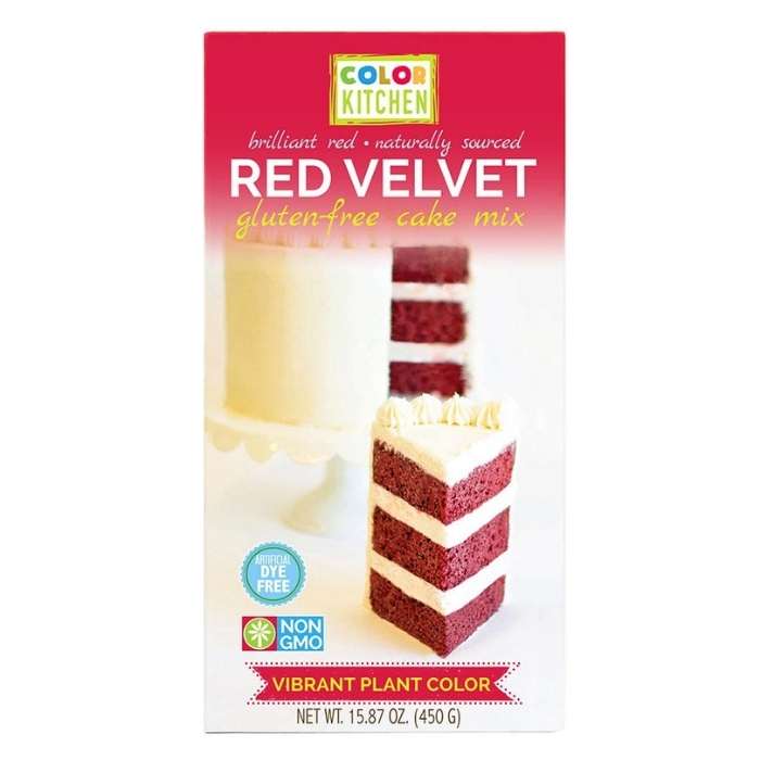 Color Kitchen - Red Velvet Cake Mix (GF), 15.87oz - front