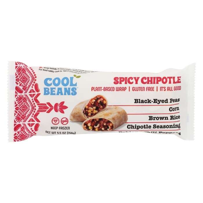 Cool Beans - Spicy Chipotle Plant-Based Wrap GF, 5.5oz - front