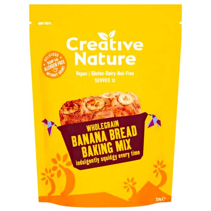 Creative Nature - Wholegrain Banana Bread Mix, 8.8oz