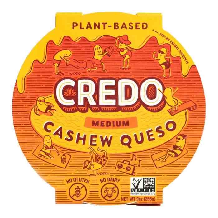 Credo - Medium Cashew Queso, 9oz - Front
