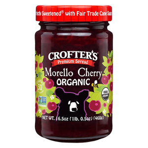 Crofter's Premium Spread Organic - Morello Cherry 16.5 Oz
 | Pack of 6