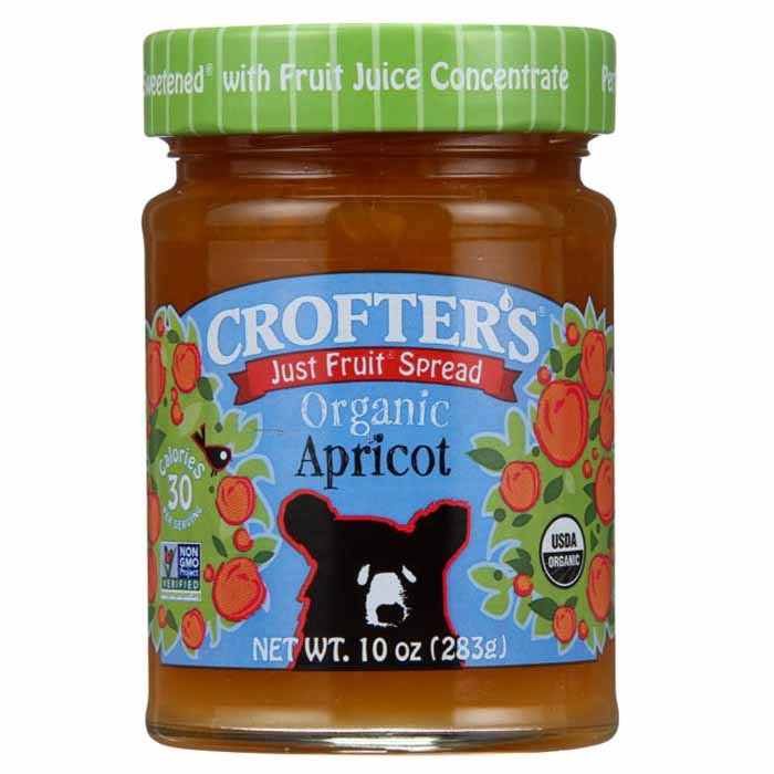 Crofters - Organic Just Fruit Spread - Apricot, 10oz