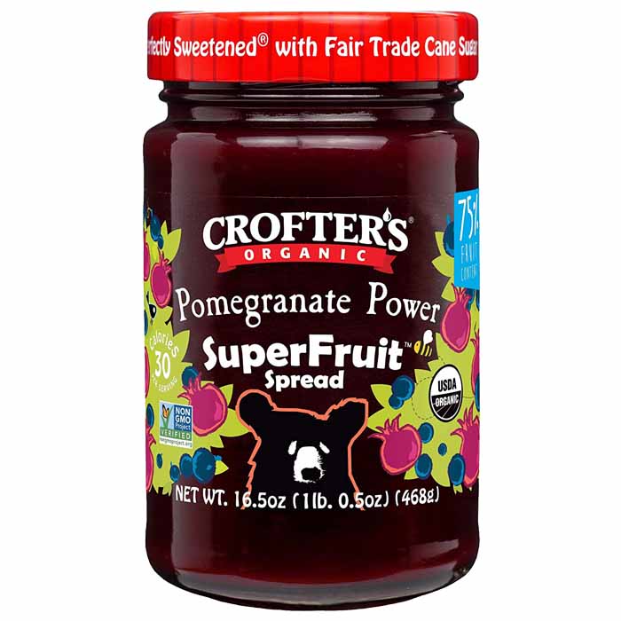 Crofters - Organic Premium Spread - Pomegranate Power, 16.5oz