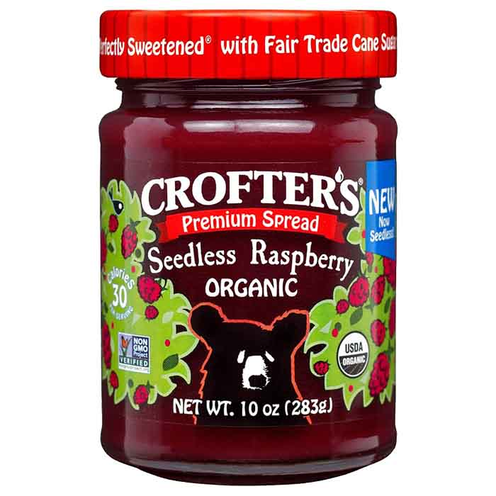 Crofters - Organic Premium Spread - Seedless Raspberry, 16.5oz