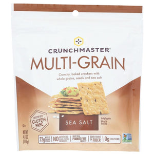 Crunchmaster - Multi-Grain Crackers Sea Salt, 4oz