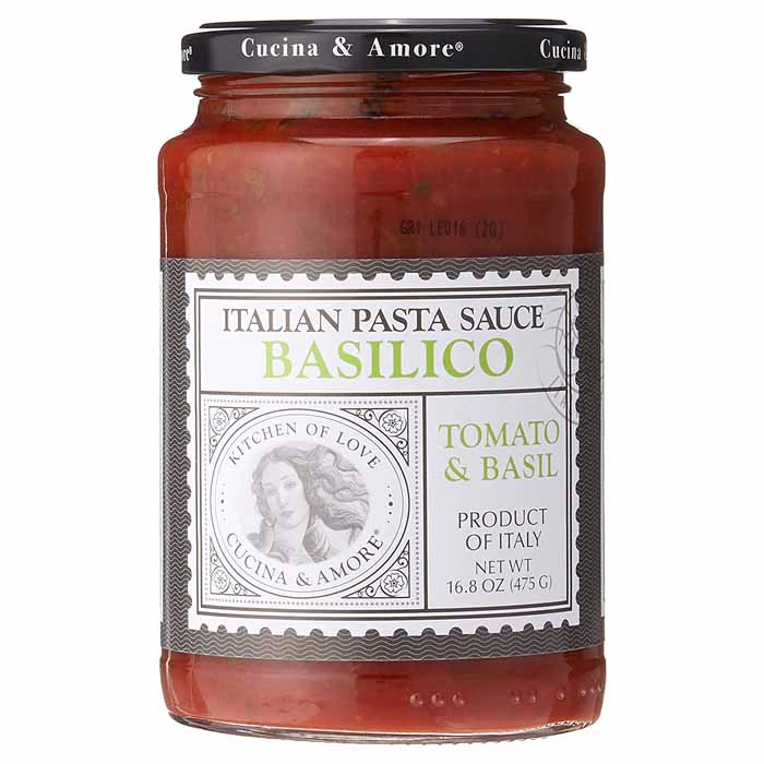 Cucina & Amore Basilico Tomato & Basil Pasta Sauce, 16.8oz