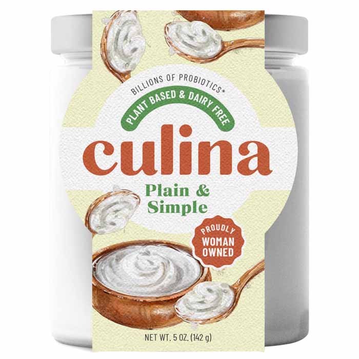 Culina - Plant Based Yogurt - Plain & Simple, 5oz