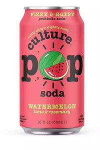 Culture Pop Probiotic Watermelon Soda / Pack of 4 | Case of 6