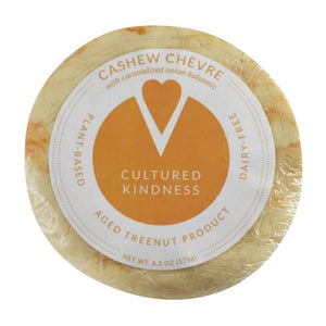 Cultured Kindness - Cashew Chevre with Caramelized Onion Balsamic, 6.5oz