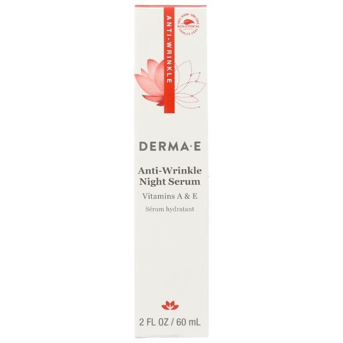 DERMA E - Anti-Wrinkle Night Serum, 2 fl oz - front