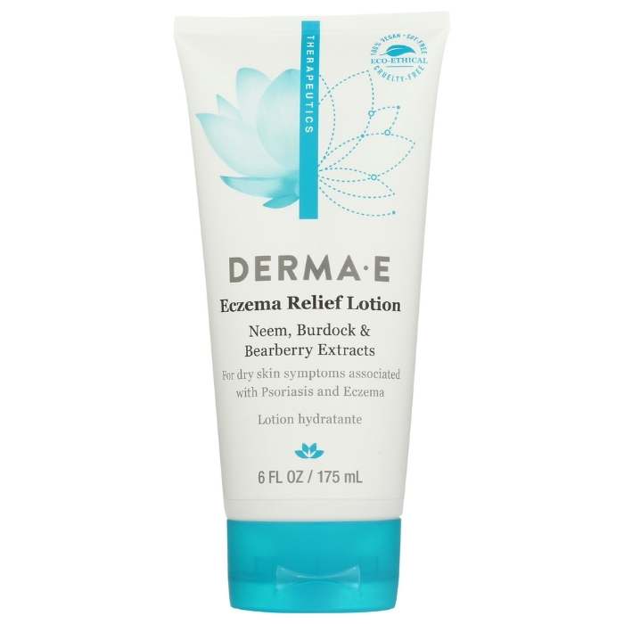 DERMA E - Eczema Relief Lotion, 6 fl oz - front