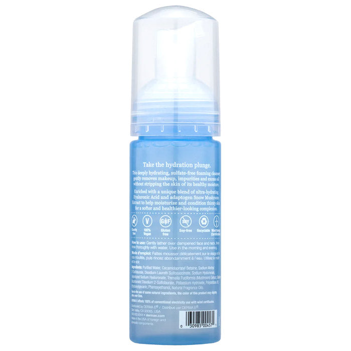 DERMA E - Ultra Hydrating Facial Alkaline Cloud Cleanser, 5.3 fl oz - back
