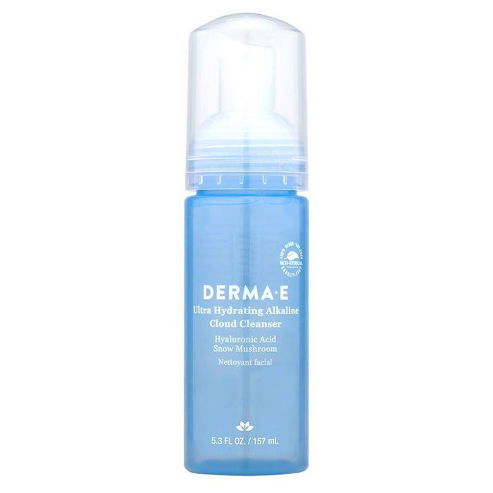 DERMA E - Ultra Hydrating Facial Alkaline Cloud Cleanser, 5.3 fl oz