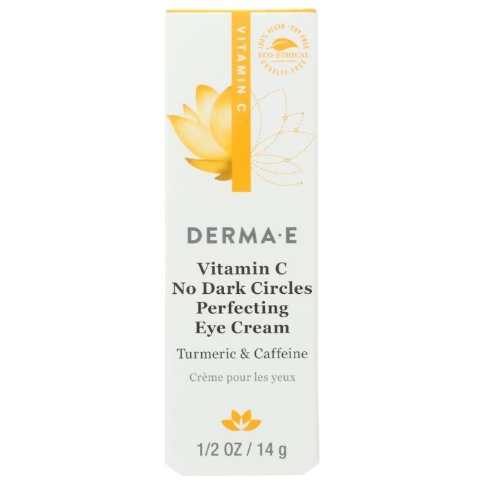 DERMA E - Vitamin C Dark Circle Perfecting Eye Cream, 0.5oz - front