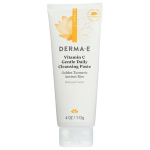 DERMA E - Vitamin C Gentle Daily Cleansing Paste, 4oz
