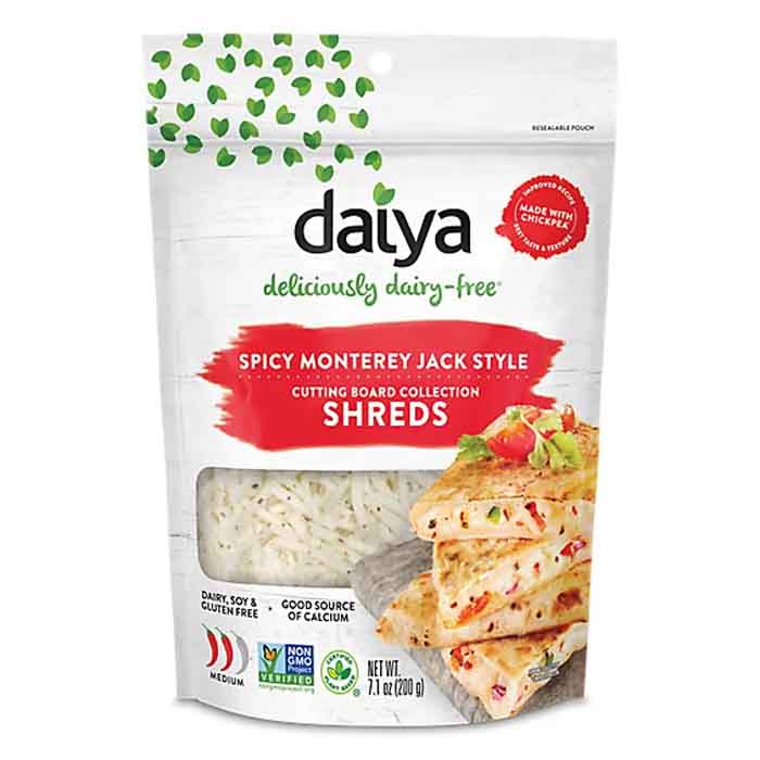 Daiya - Cutting Board Cheese Shreds Spicy Monterey Jack, 7.1oz