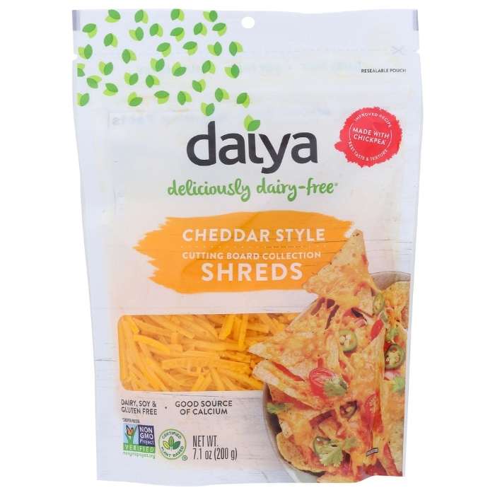 Daiya - Cutting Board Collection Cheeze Shreds Cheddar Style, 7.1oz - front