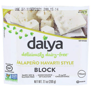 Daiya - Jalapeno Garlic Harvarti Style Cheese Block, 7.1oz