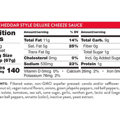 Daiya-Sauce Zesty Cheeze Cheddar Deluxe