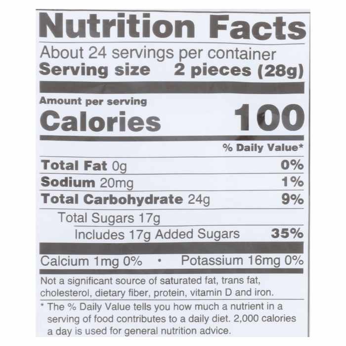 Dandies - Marshmallows Vanilla, 1.5lb - nutrition facts