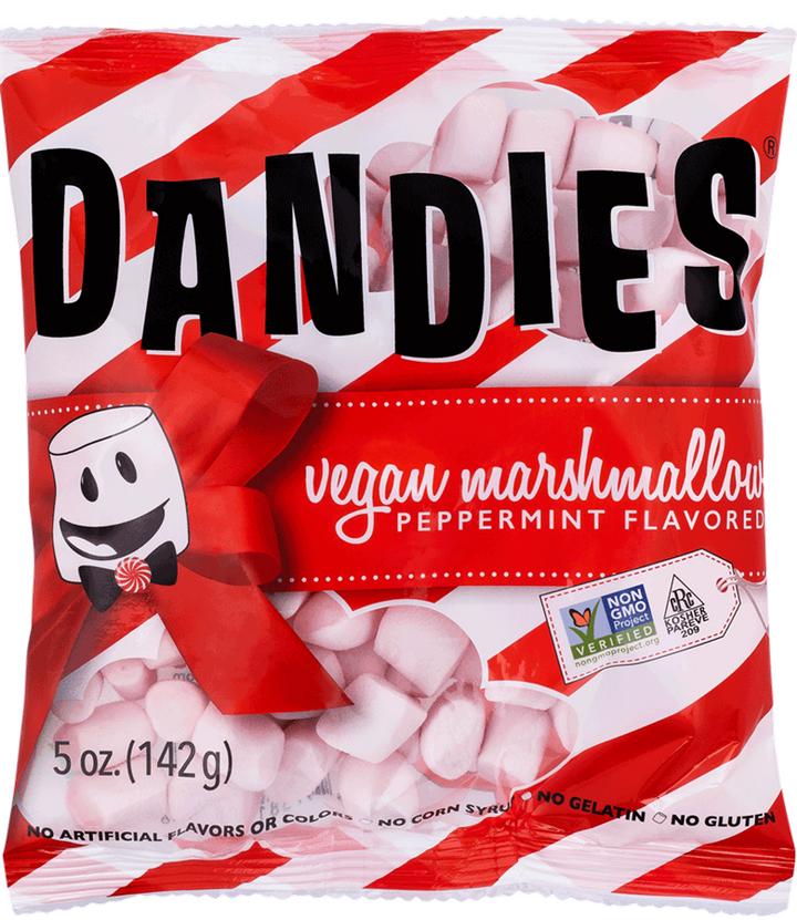 Dandies Vegan Peppermint Marshmallows, 5 oz
 | Pack of 10 - PlantX US