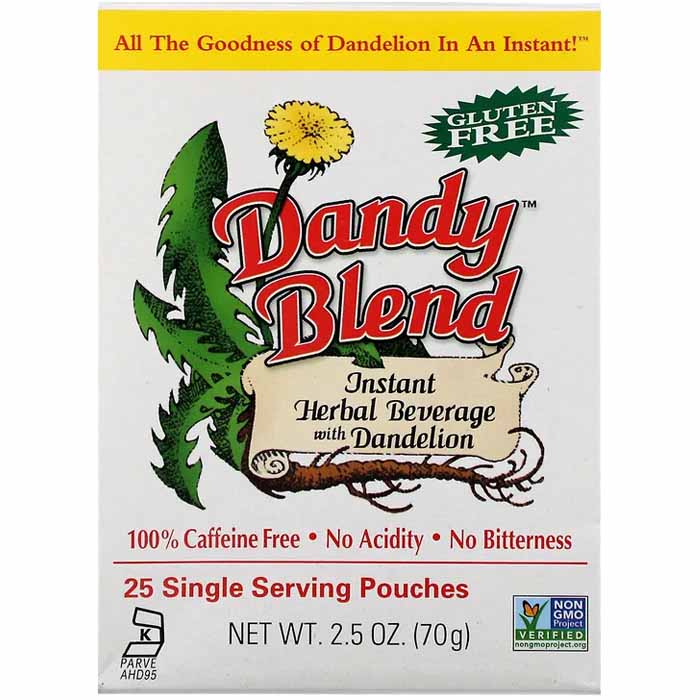 Dandy Blend - Instant Herbal Beverage with Dandelion, 25-Pack