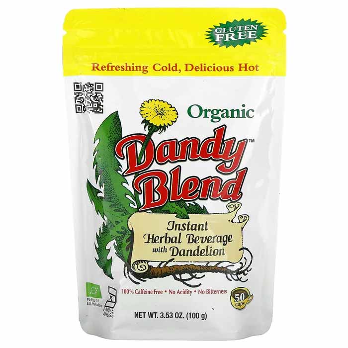 Dandy Blend - Organic Instant Herbal Beverage with Dandelion, 3.5oz