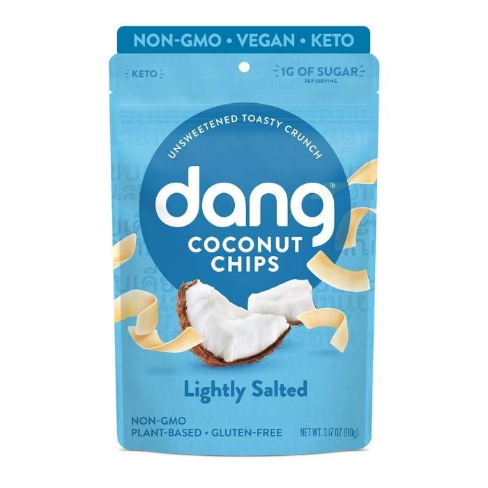 Dang - Toasted Coconut Chips Lightly Salted, 3.17oz - front
