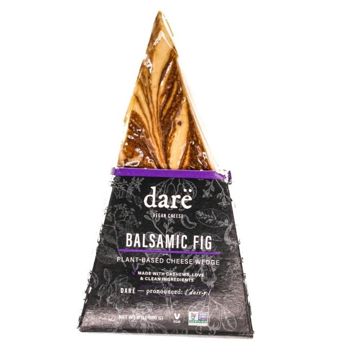 Dare Vegan Cheese - Balsamic Fig Brie, 6oz - front