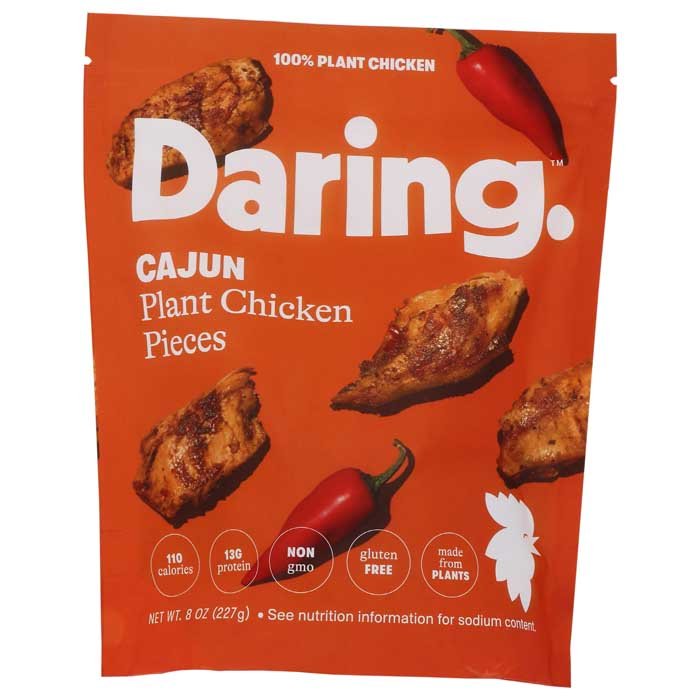 Daring - Plant-Based Chicken Pieces Cajun - 8 oz
