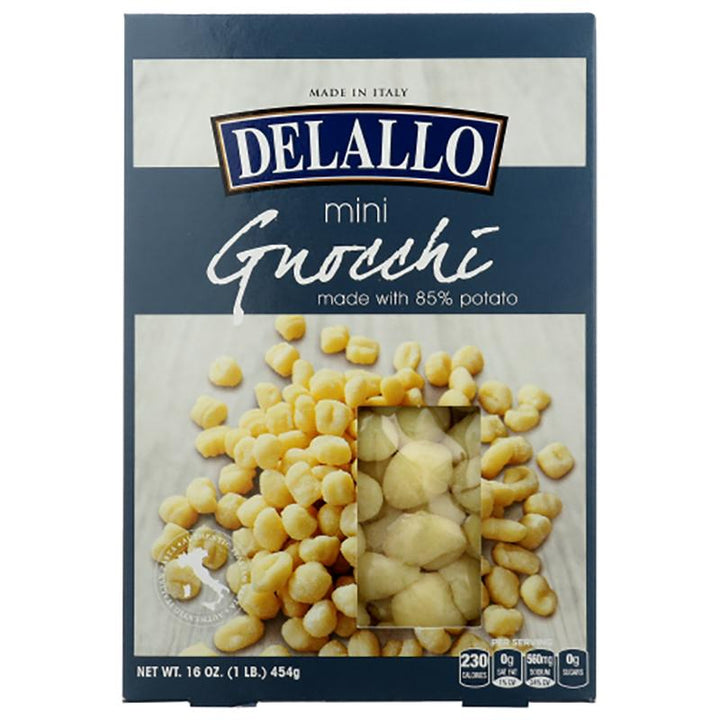 Delallo Pasta Gnocchi Mini Potato, 16 oz _ pack of 4