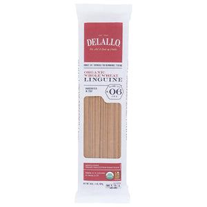 Delallo - Pasta Whole Wheat Linguine, 16oz