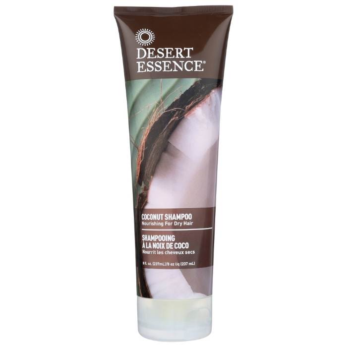Desert Essence - Coconut Plant-Based Shampoo, 8oz - front