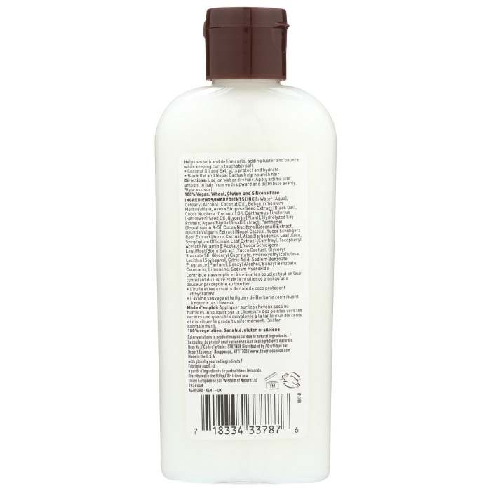 Desert Essence - Coconut Soft Curls Hair Cream, 6.4 fl oz - back